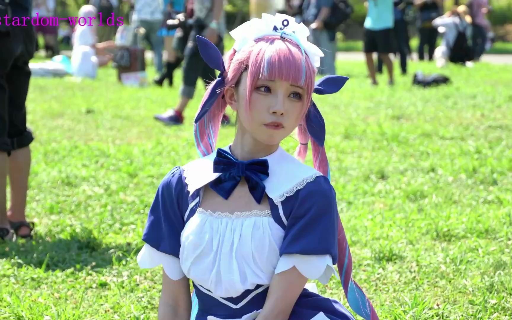 cosplay漫展c96 阿夸vtuber凑阿库娅 绮太郎