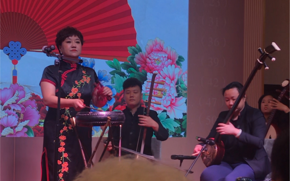 京韵妙音天津市曲艺团张园鼓曲专场杨杰演唱华容道返场战长沙博望坡