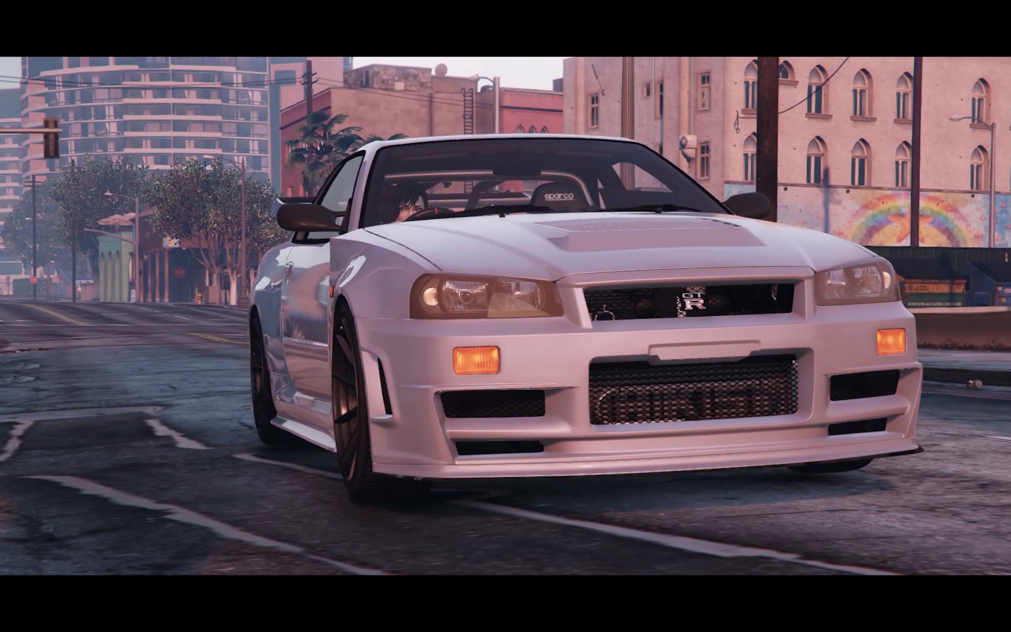 二愣子才漂移 skyline r34 nismo 车片