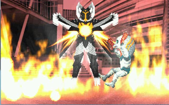 mugenex杰顿vs嘎次星人怪兽对战