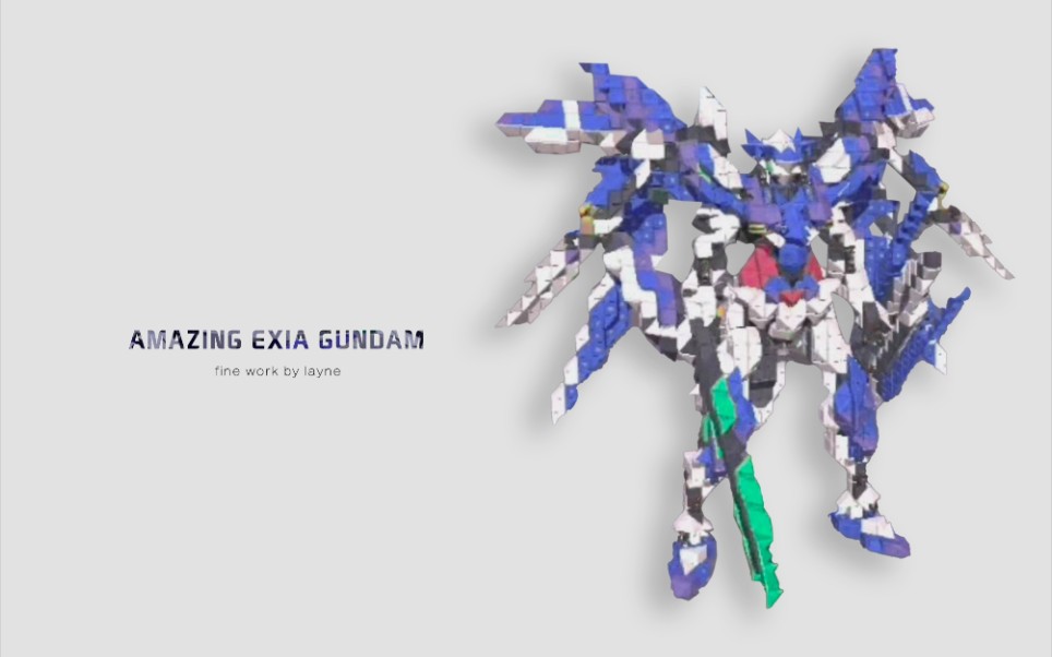 【重装上阵】惊异能天使Amazing Exia Gundam哔哩哔哩bilibili