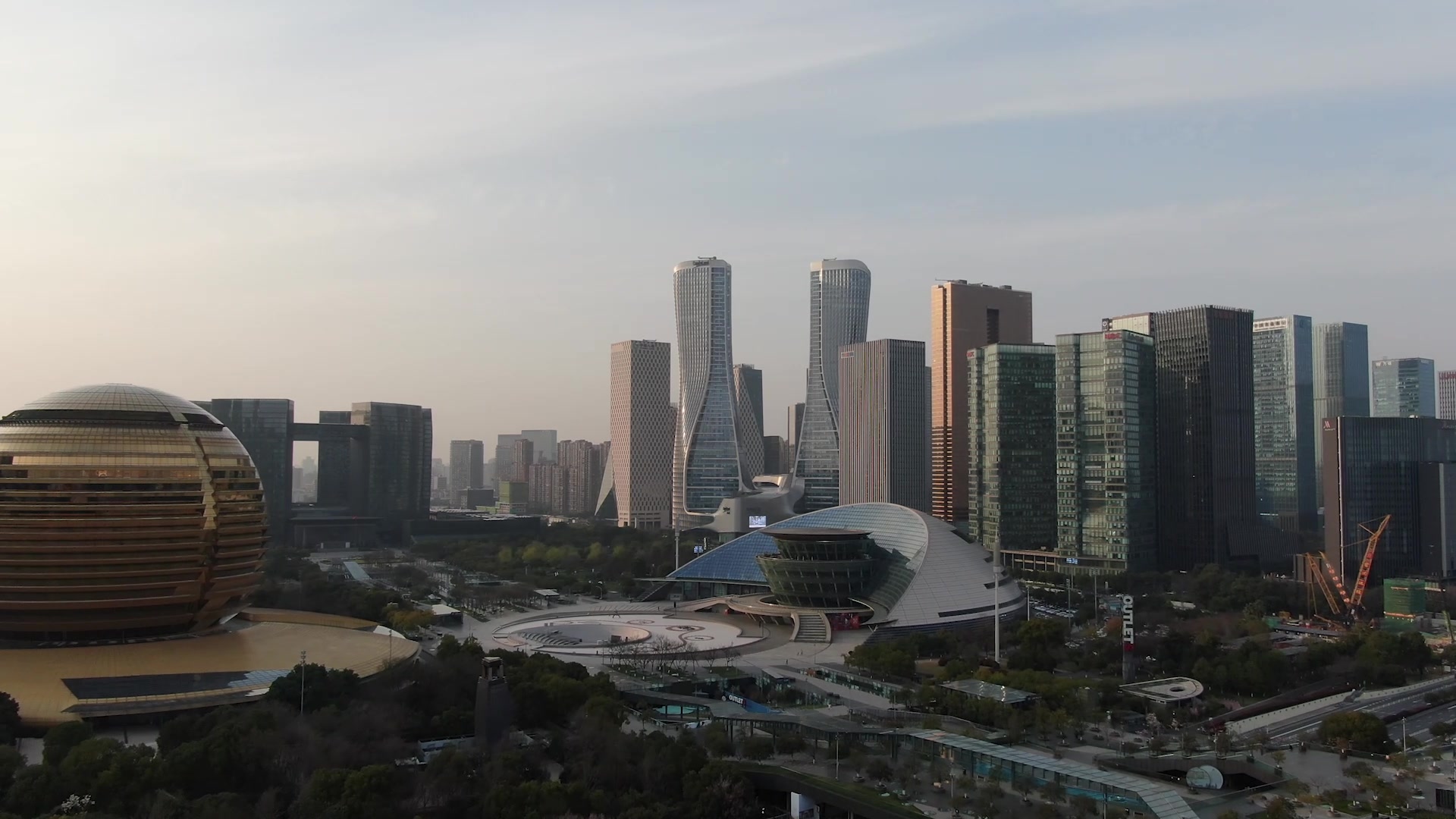 【无人机航拍】云端之上·杭州 第一集《钱江新城1》