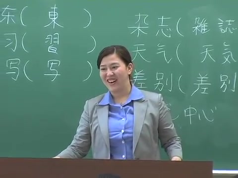 [图]日本关西外国语大学的课堂实录~看看日本中文教授说的怎么样~