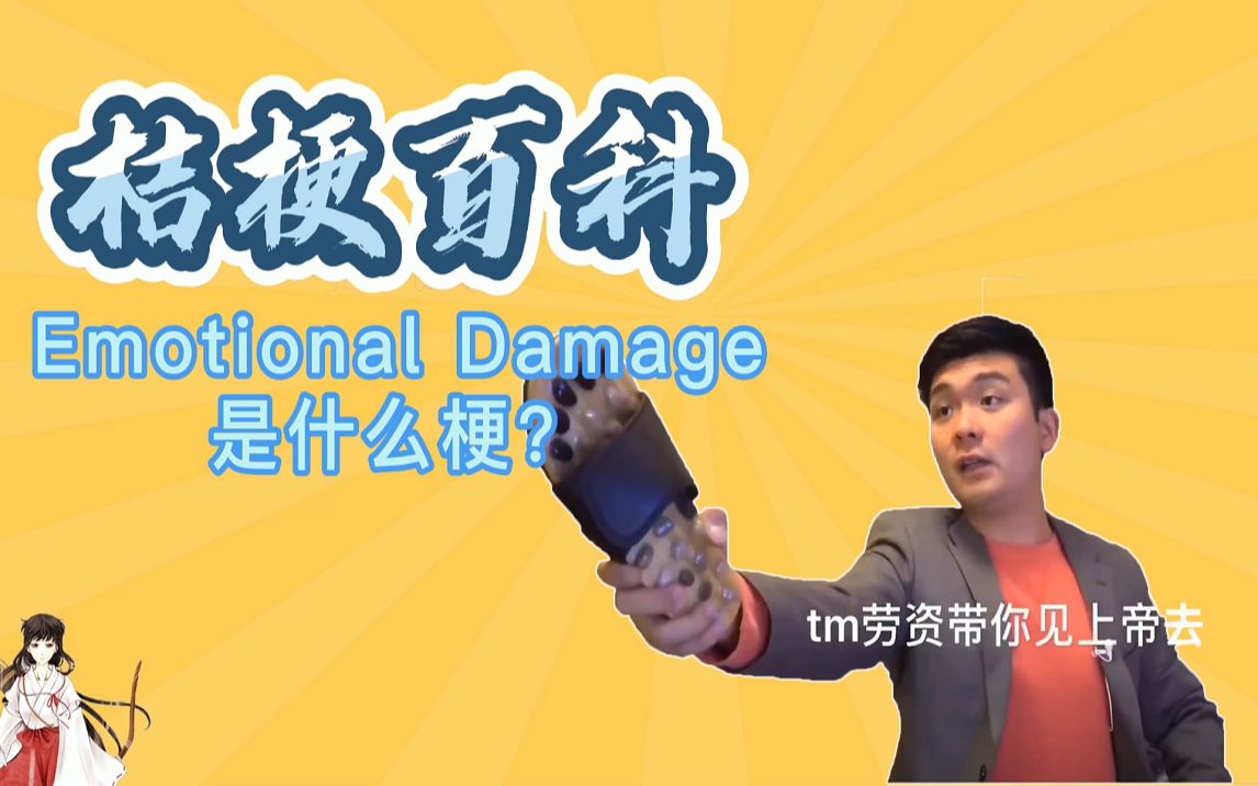 【桔梗百科】Emotional Damage是什么梗?我只能说亚洲区太难了!哔哩哔哩bilibili