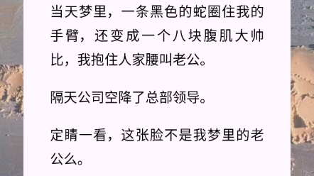 【梦里的黑蛇老公】 分手后,我纹了一只小黑蛇在腰上.当天梦里,一条黑色的蛇圈住我的手臂,还变成一个八块腹肌大帅比,我抱住人家腰叫老公.哔哩...