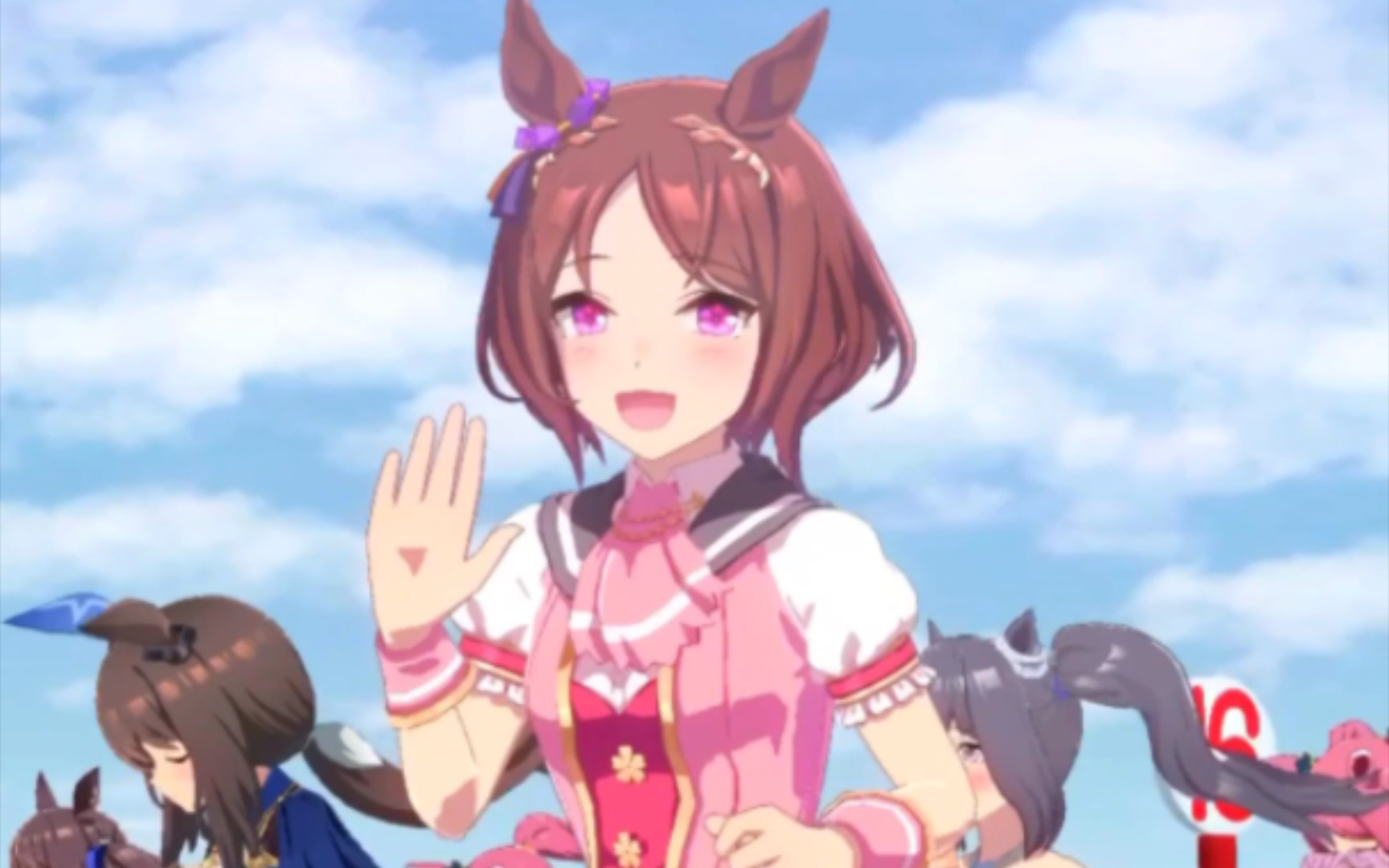 【赛马娘】樱花桂冠胜利动作,好漂亮的眼睛