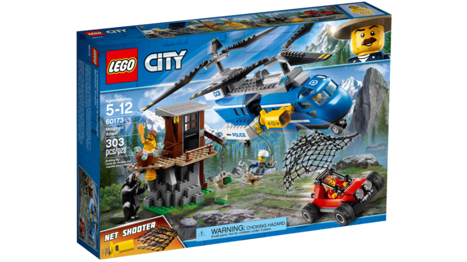 lego 60173 mountain swat air chase【乐高城市】2018山地特警空中