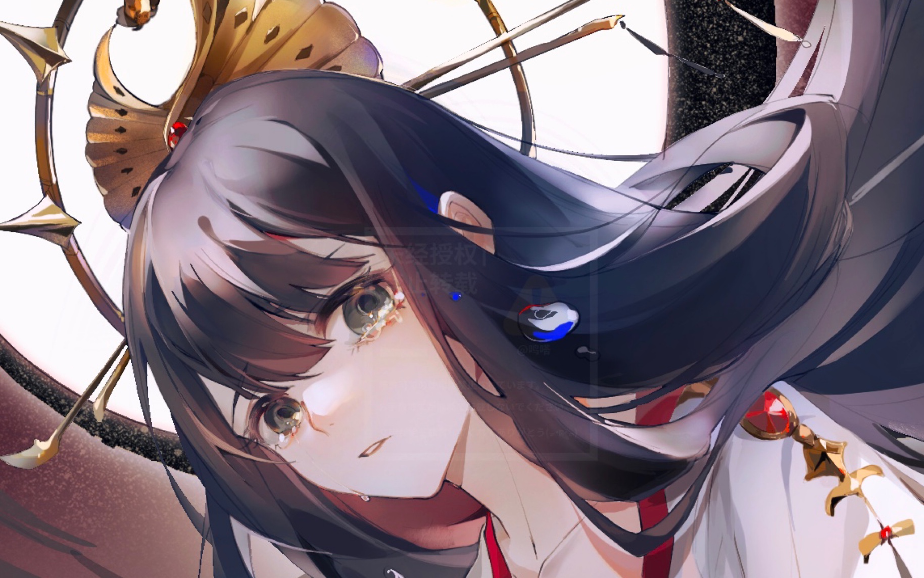 [procreate] 空相面灵气 稿件过程