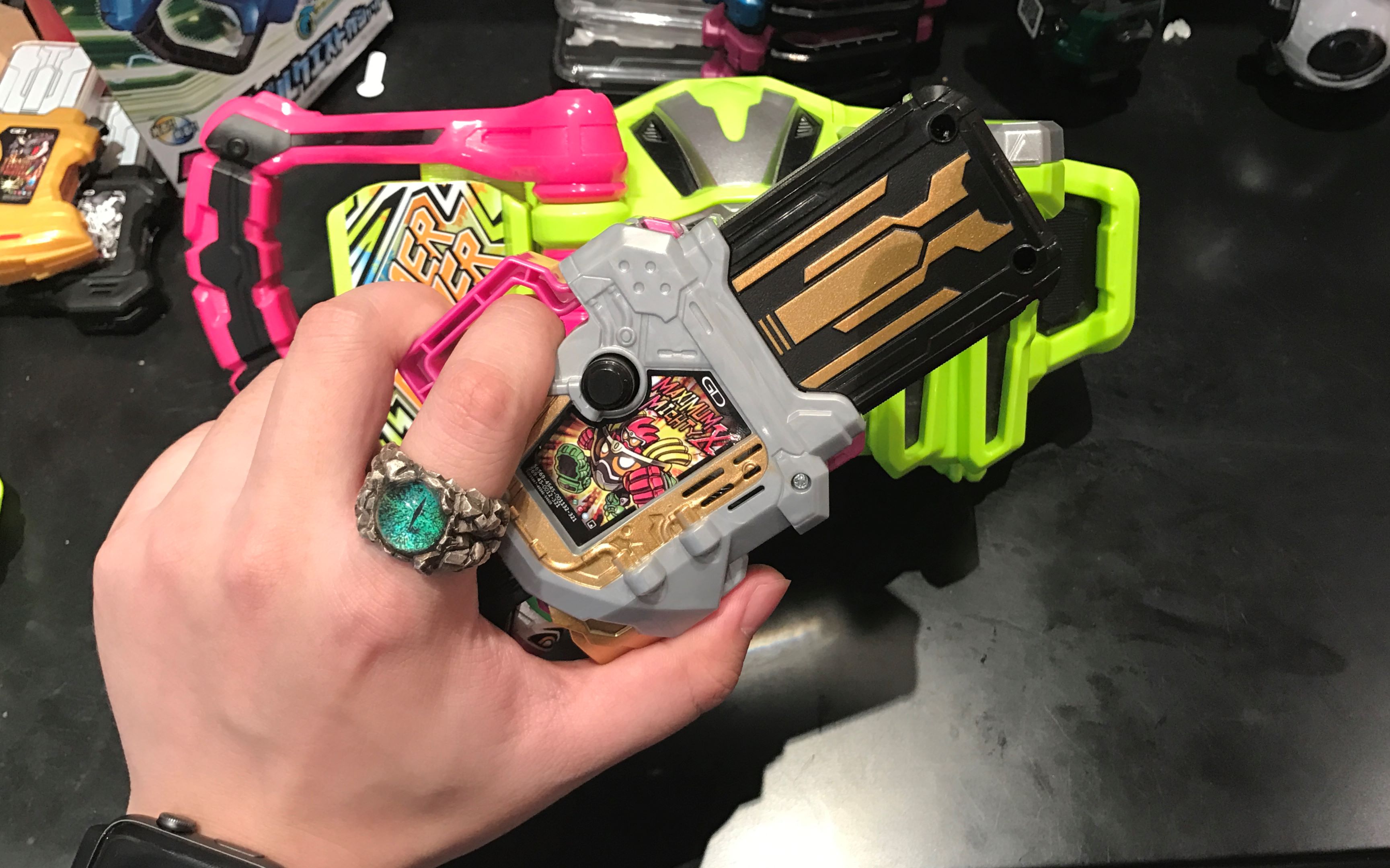 假面骑士exaid 永梦99级卡带把玩