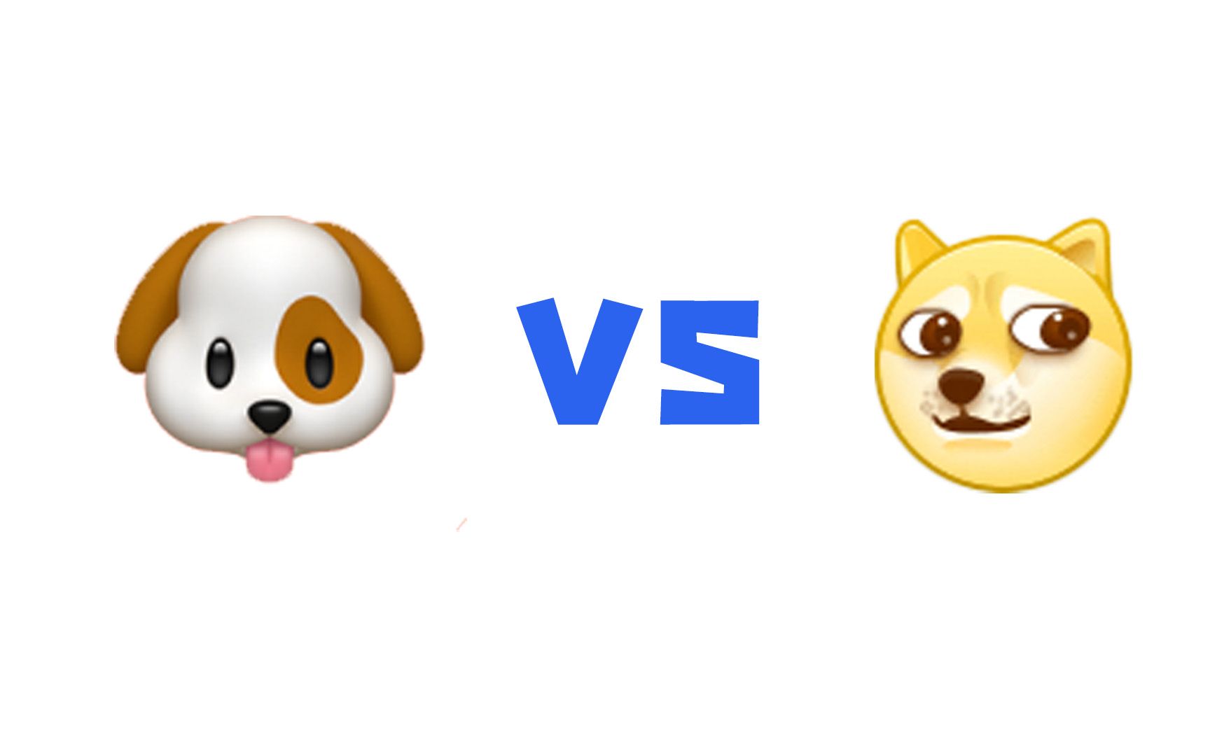 为什么微博表情包里最火的狗头,emoji里没有呢?