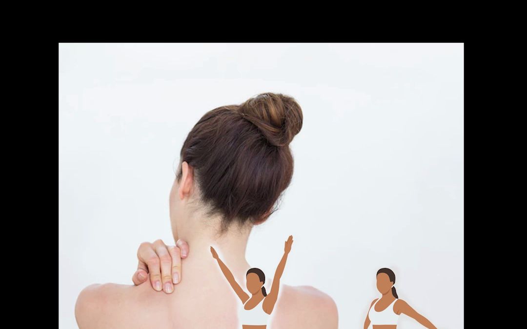  每日跟练>肩颈放松操,也是最佳的上肢活动练习(直角肩,肩颈放松)