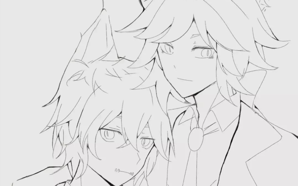 【第五人格/约佣(叔侄向)】用狼约和侄子狼奈在游乐园快乐玩耍45