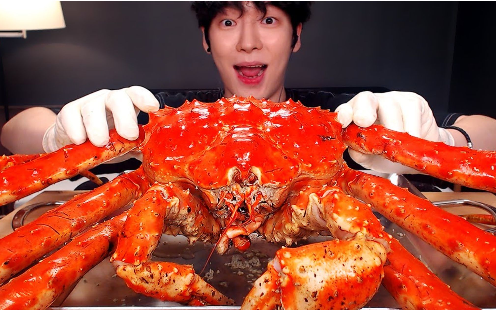【韩国吃播tteokbang】帝王蟹4.5kg