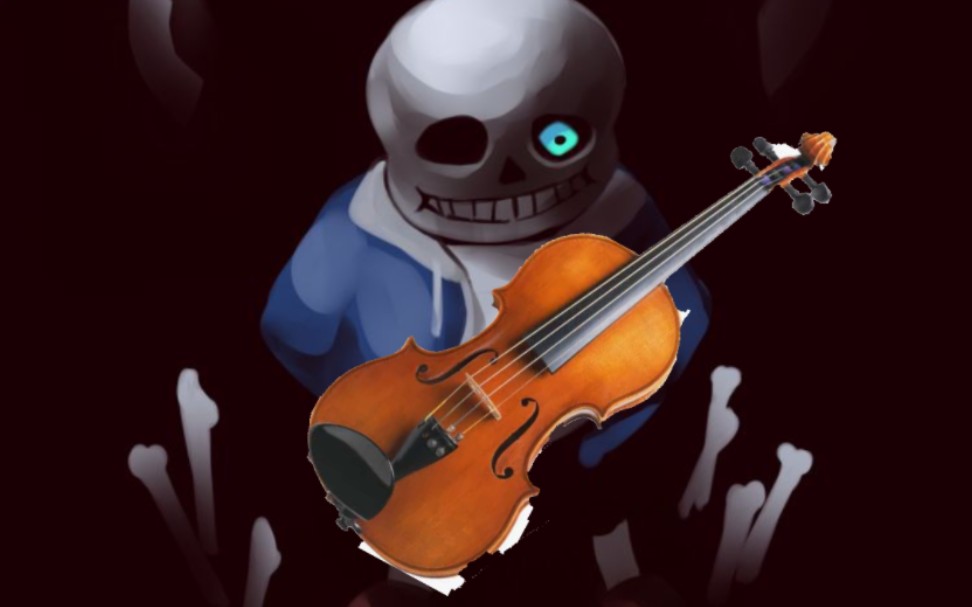 小提琴の审判——传说之下鳝丝(划)杉斯审判曲《megalovania》_哔哩