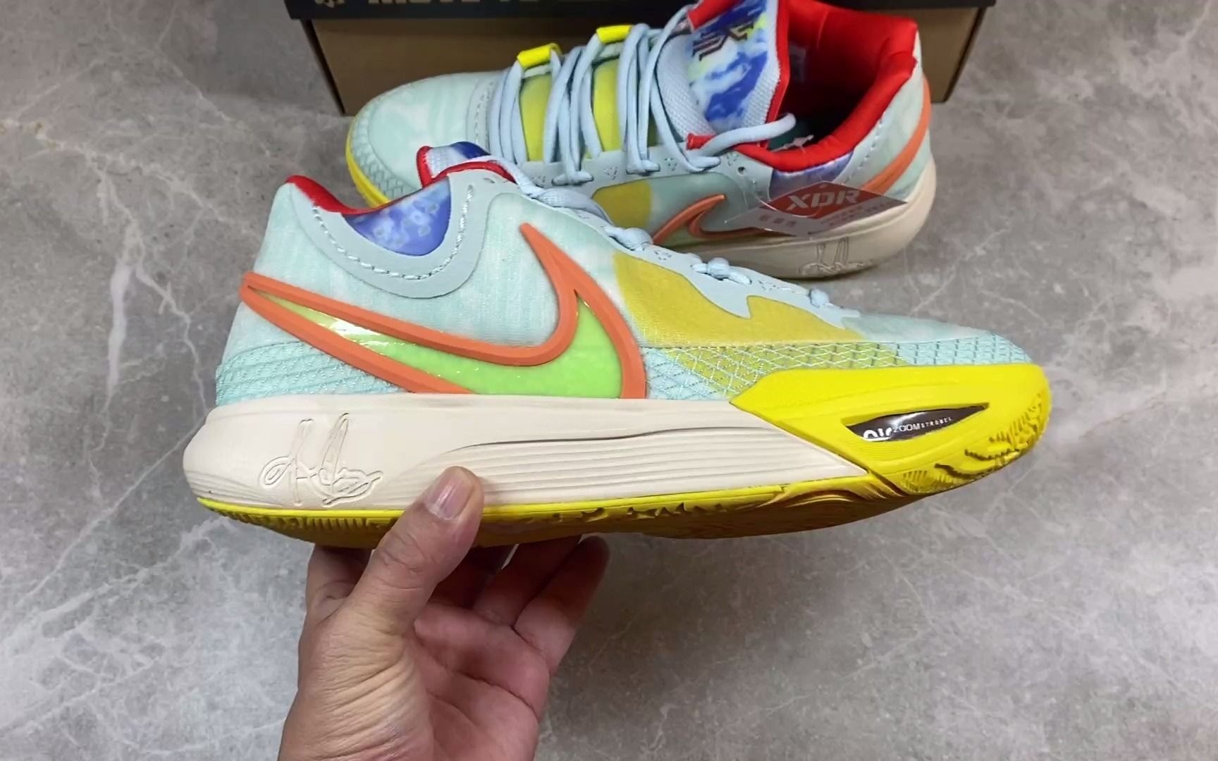 nike kyrie 9 air zoom 欧文九代刺绣气垫篮球鞋