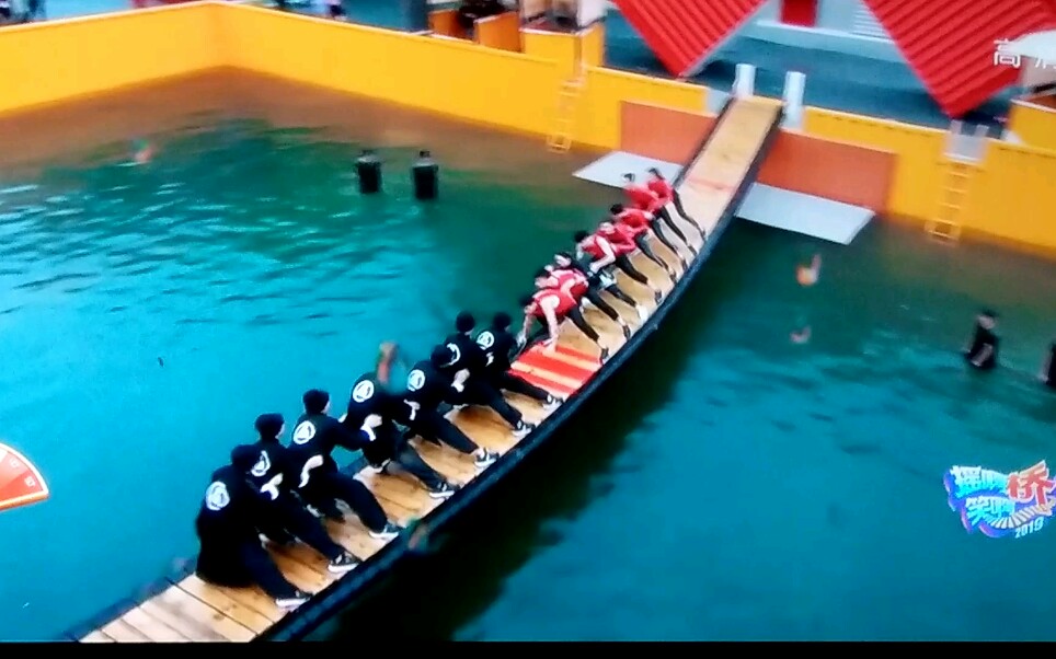 恐龙队vs猎豹队.摇桥太魔性了吧!我夏天的快乐源泉落水太搞笑了吧.