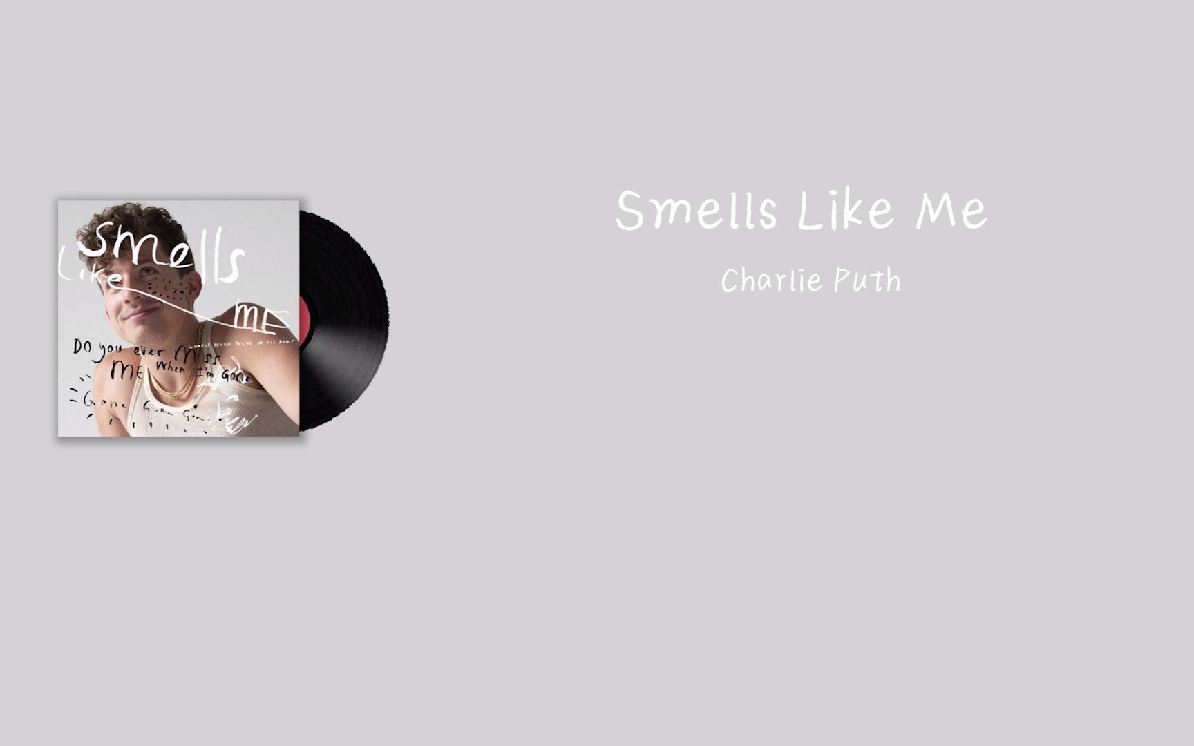 [图]【Charlie Puth】当断眉用人声对你唱Smells Like Me时