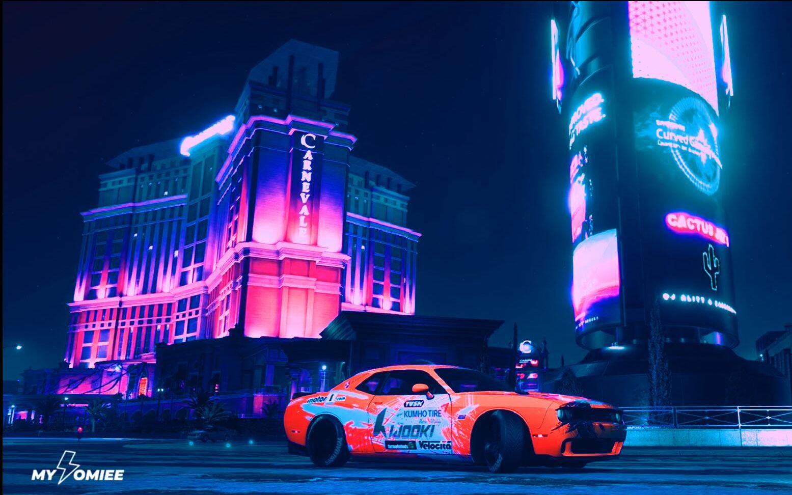 【极品飞车20/cyberpunk】赛博朋克 道奇 dodge challenger srt 强行