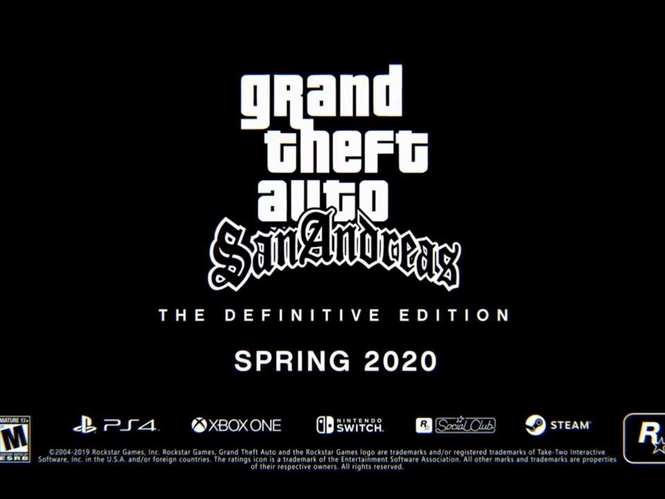 《侠盗猎车手:圣安地列斯》重制版宣传片