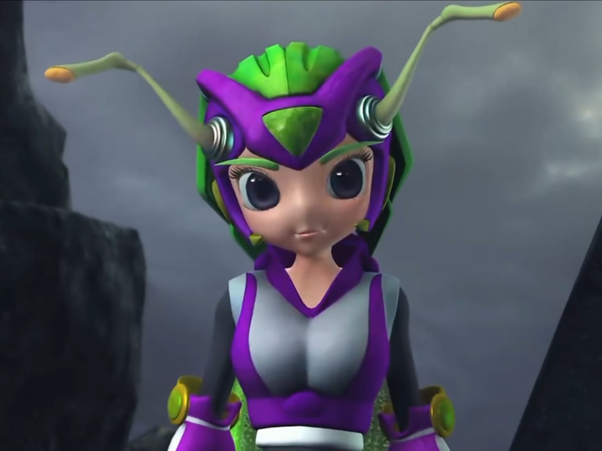 小时候看到这里我差点以为青飘飘才是女主#骑刃王之铁甲威虫 #剑心