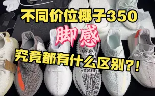 一次性买了6双不同版本价位的椰子350! 它们之间的脚感究竟有什么区别?上脚真实测评!