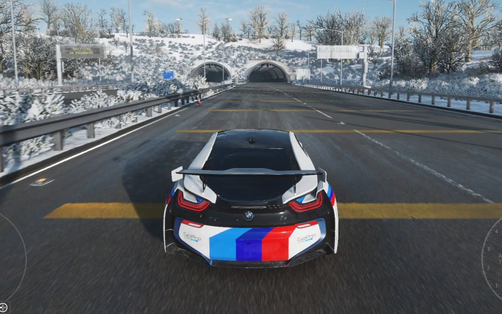 【地平线4】全是速度没有技巧 宝马i8爆改极速测试