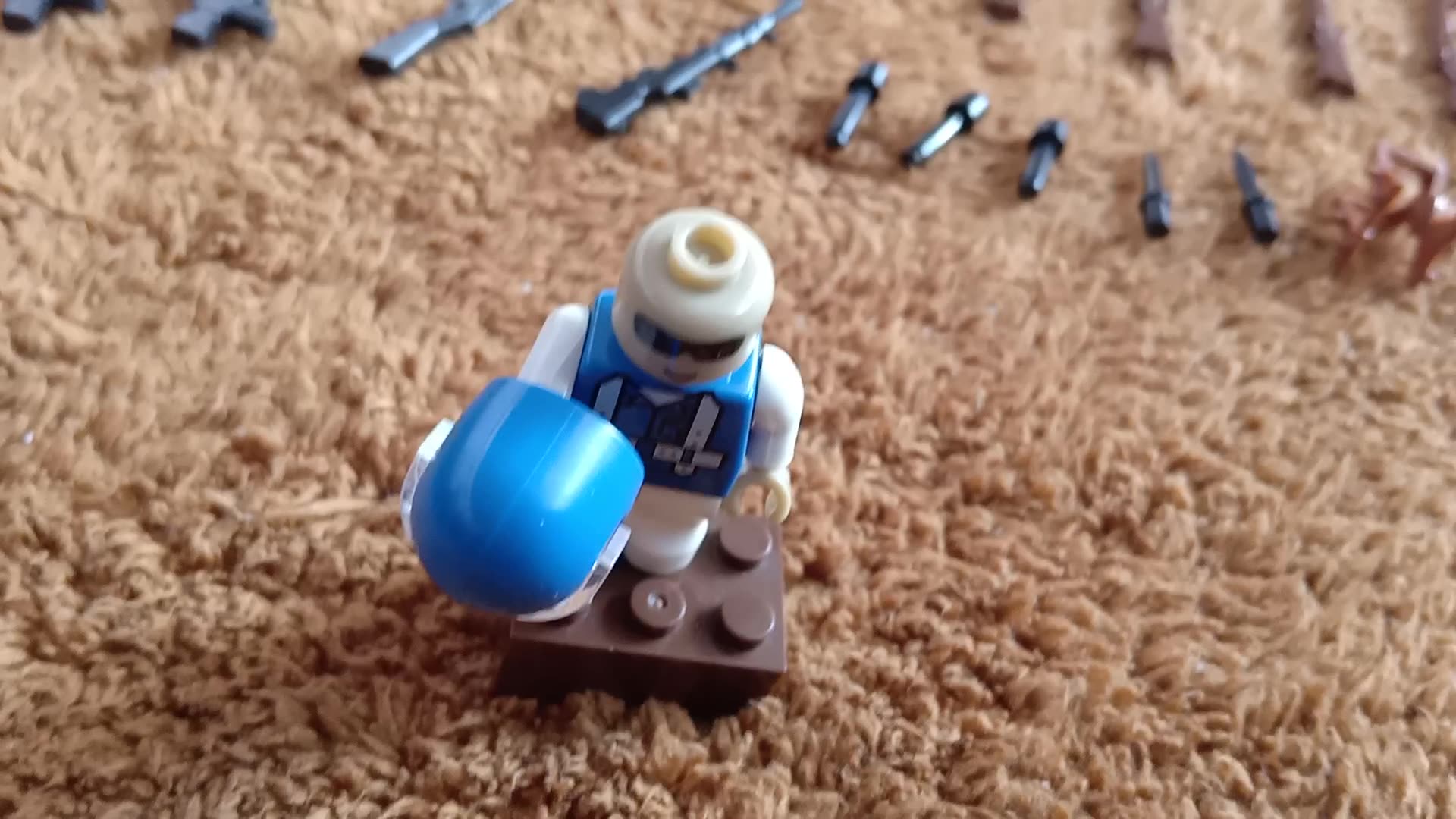 乐高二战用乐高还原日本男太平洋投降场动画