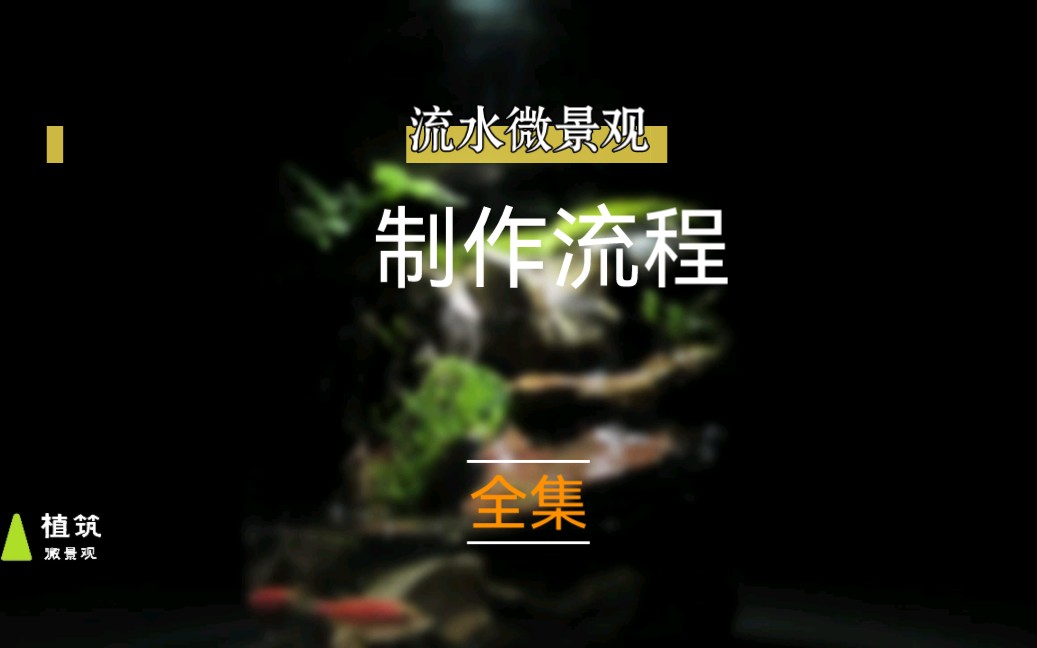 超美流水微景观制作流程,全集!哔哩哔哩bilibili