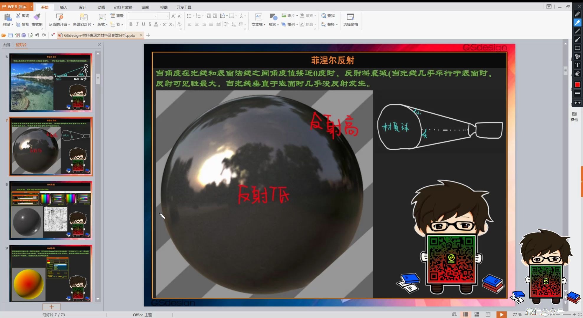 vray菲尼尔反射及双向反射分布函数BRDF哔哩哔哩bilibili