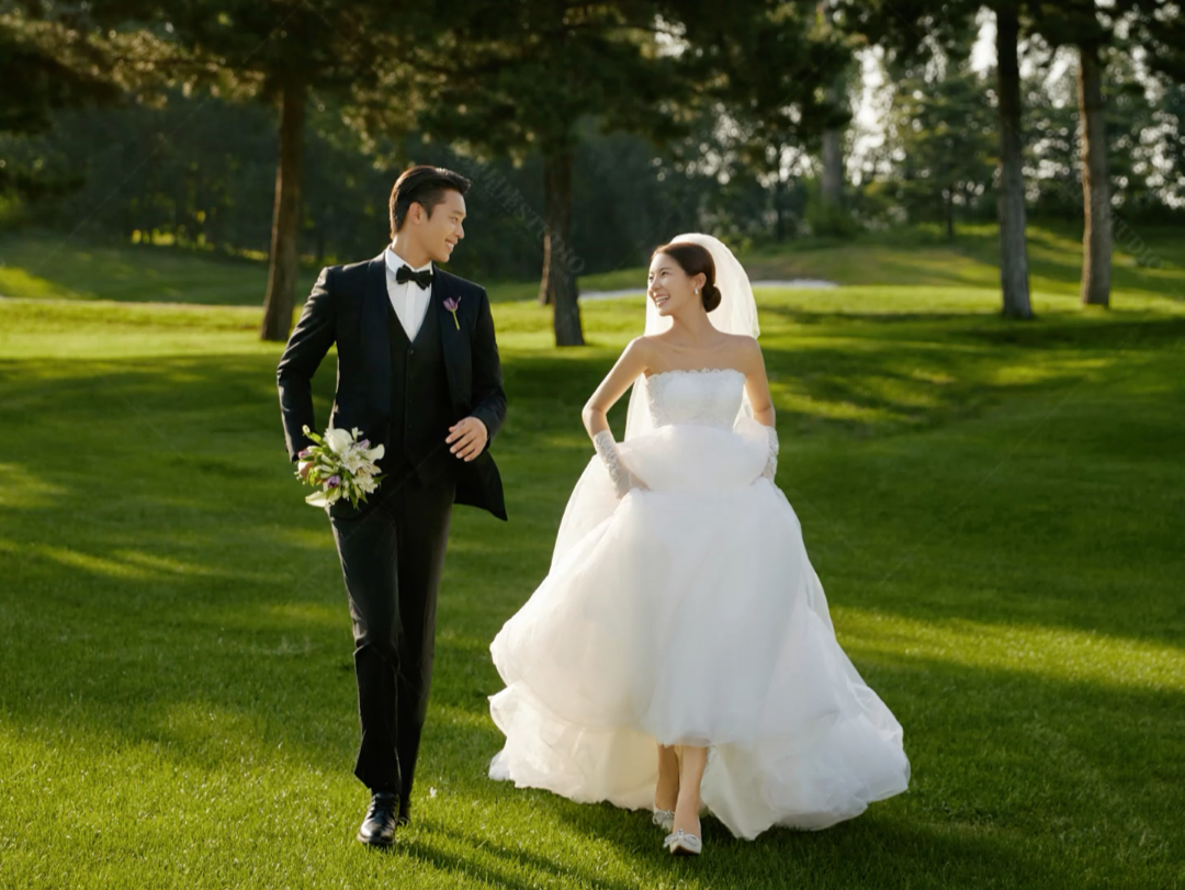 爱惨了我的森系草坪婚纱照🌿北京婚纱照!北京婚纱照