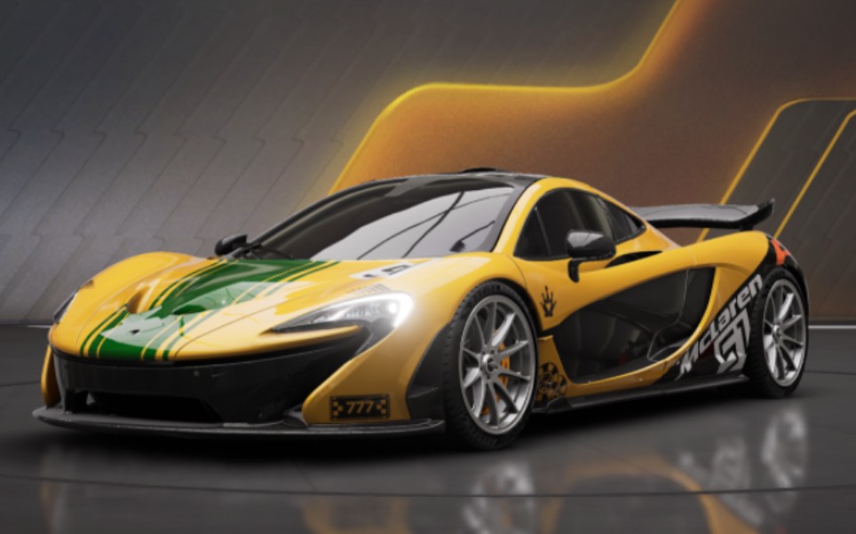 【巅峰极速涂装】迈凯伦p1 gtr!(可惜碳纤维侧板不能贴贴画)