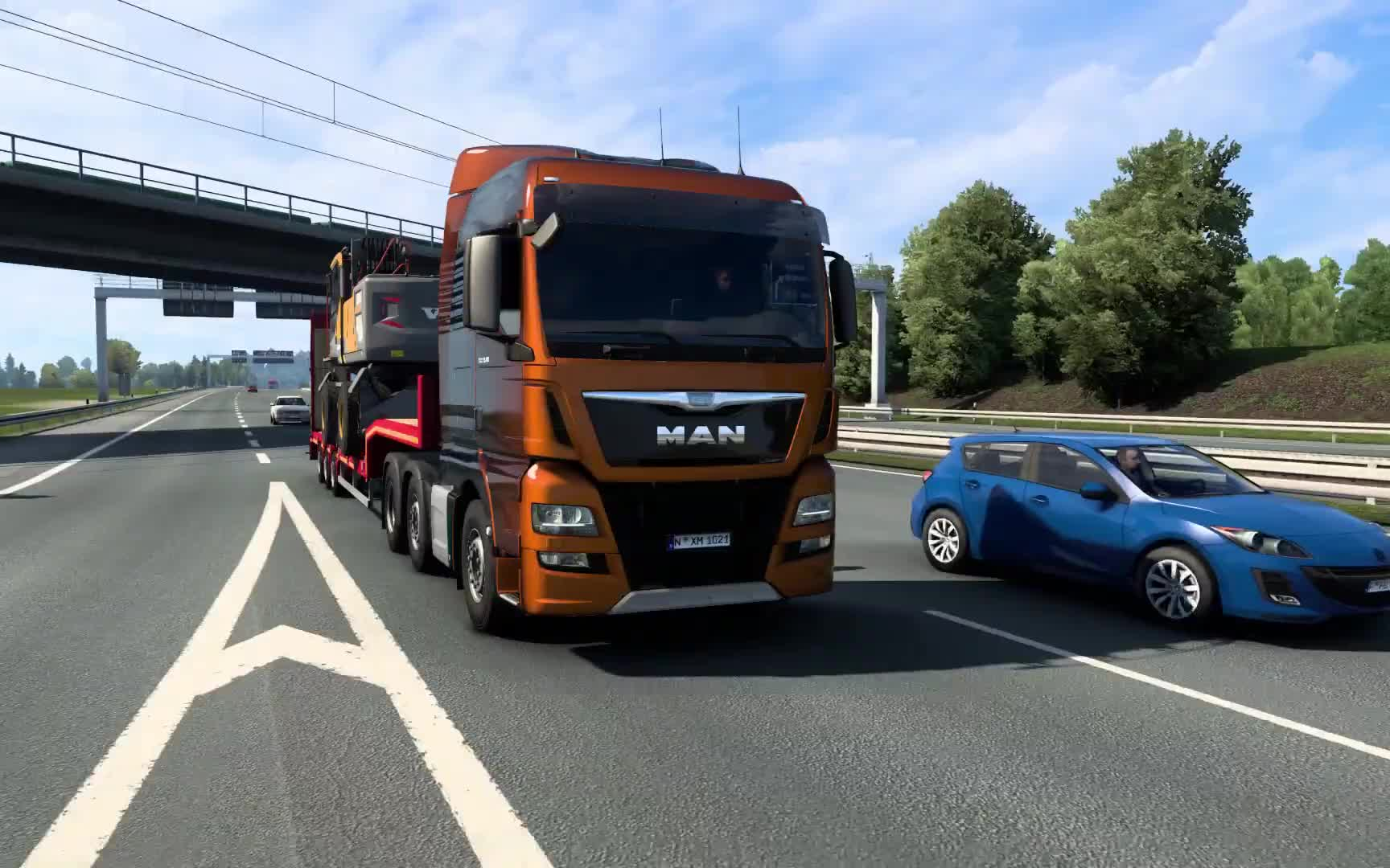 【欧卡2】【cristineltr】ets 2 - man tgx xlx 运输沃尔沃挖掘机
