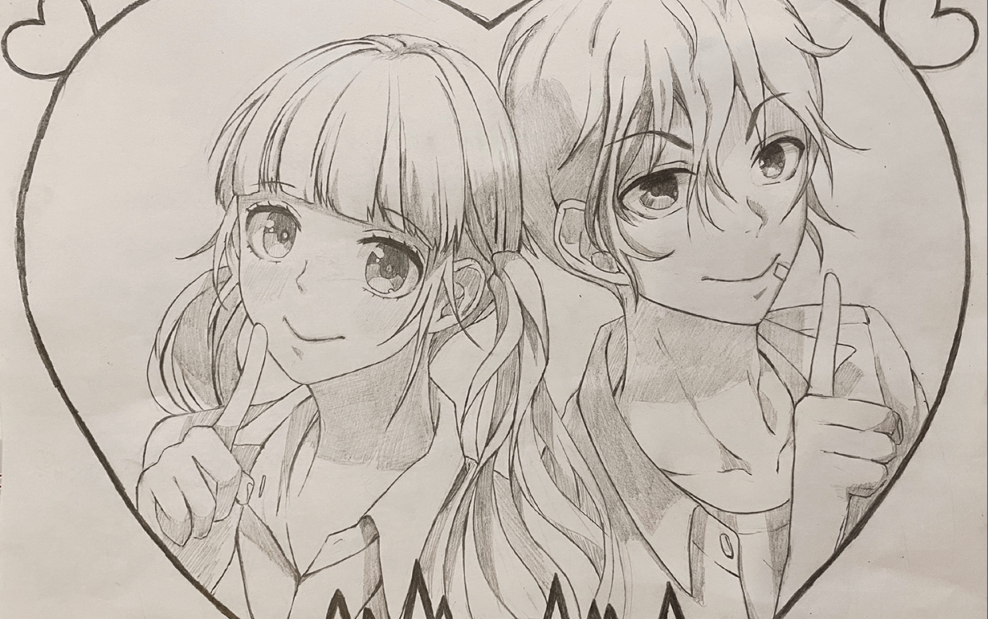 【手绘】早安组79成海圣奈x滨中翠