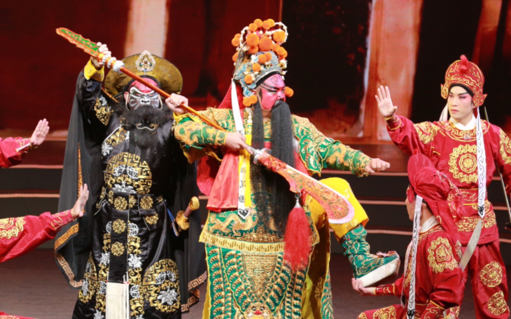 正字戏《古城会·哭刀》 庄淑程饰关羽——"湾区有戏"2024新年戏曲