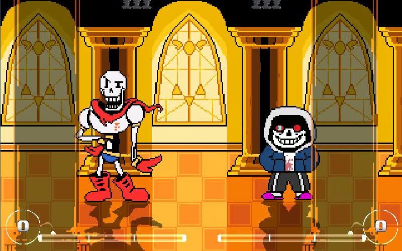 【mugen】papyrus vs murder sans_哔哩哔哩_bilibili