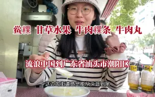 Download Video: 流浪中国来到汕头潮阳区，品尝潮阳名吃鲎粿，汕头太好吃