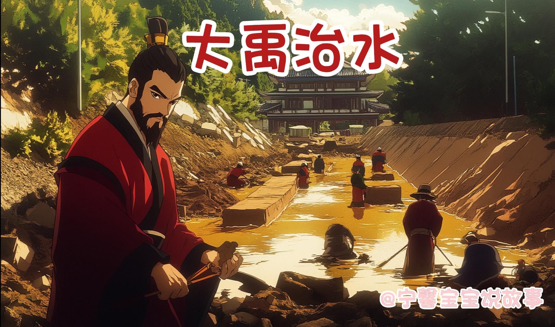 儿童睡前故事《大禹治水》东方神话系列