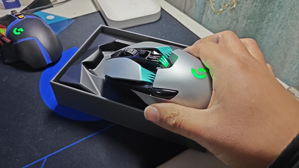 罗技g903hero鼠标改色定制,银色主题