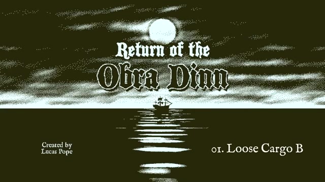 [图]《奥伯拉丁的回归》原声  Return of the Obra Dinn Soundtrack