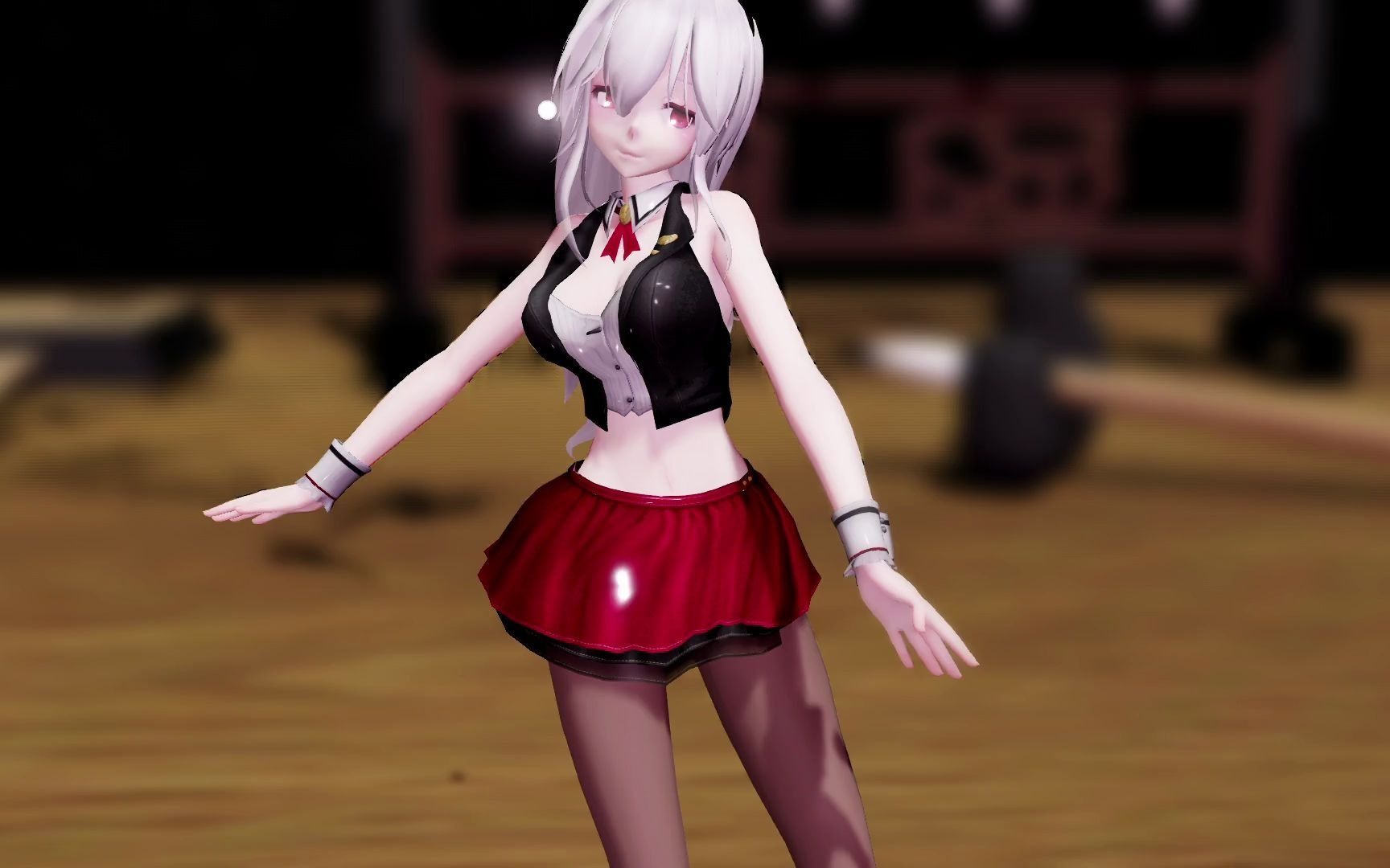 mmd3dhaku弱音兔女郎