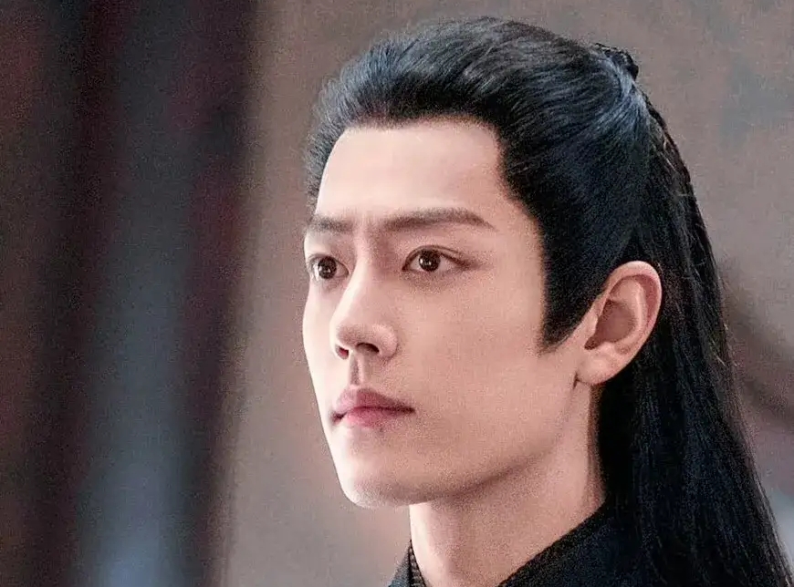 黑衣的大神官肖战好好看