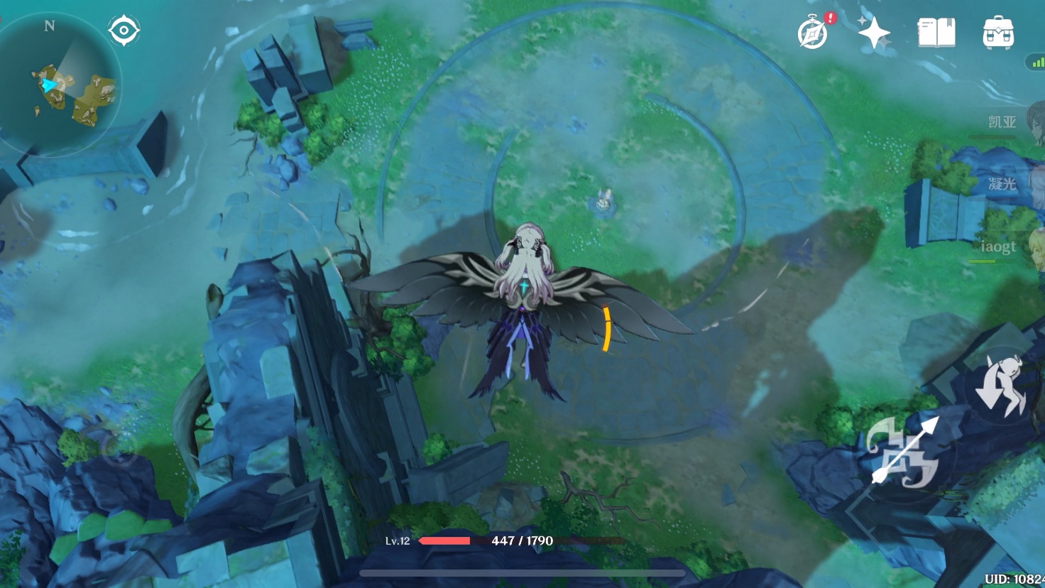 【原神】菜鸡up教你如何射中空中飞的鹰!