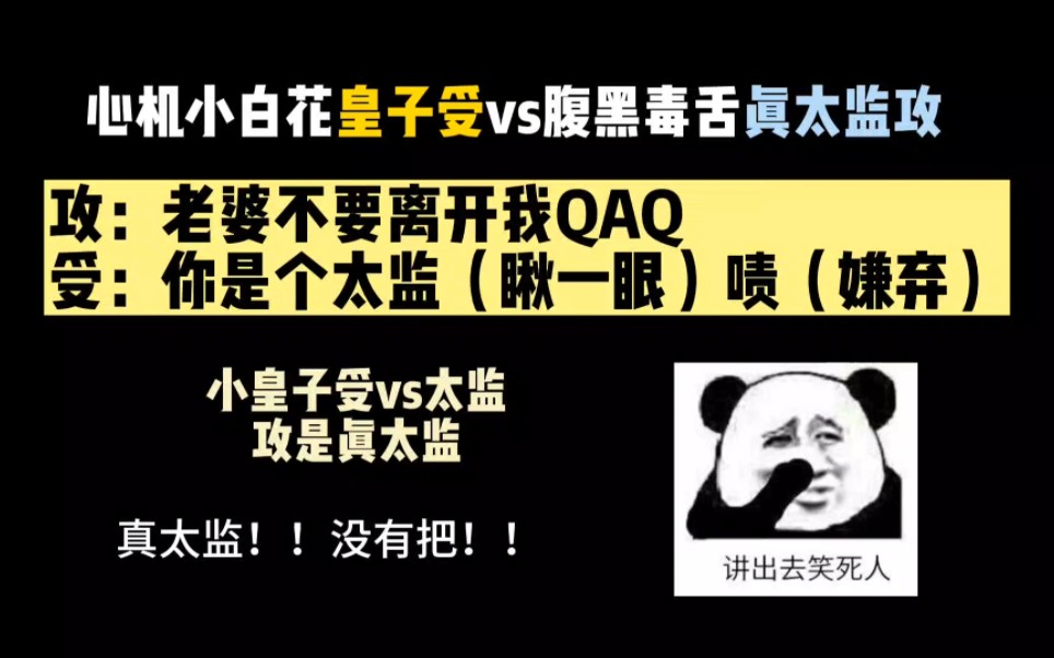 【纯爱推文】心机小白花皇子受vs毒舌腹黑太监攻,穿书文,攻真太监!哔哩哔哩bilibili