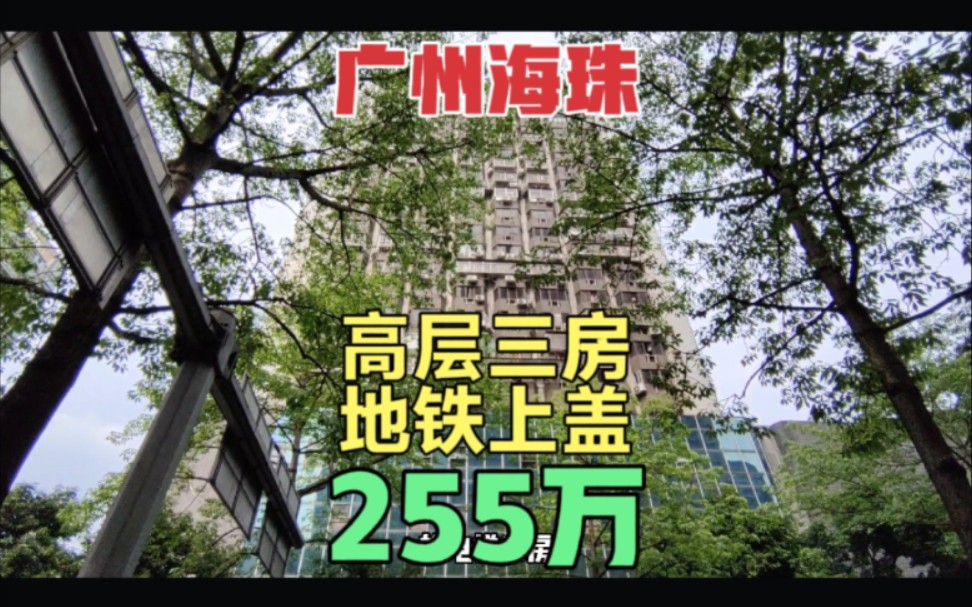 广州海珠区市二宫地铁上盖 高层三房 单价低窗户有点小哔哩哔哩bilibili