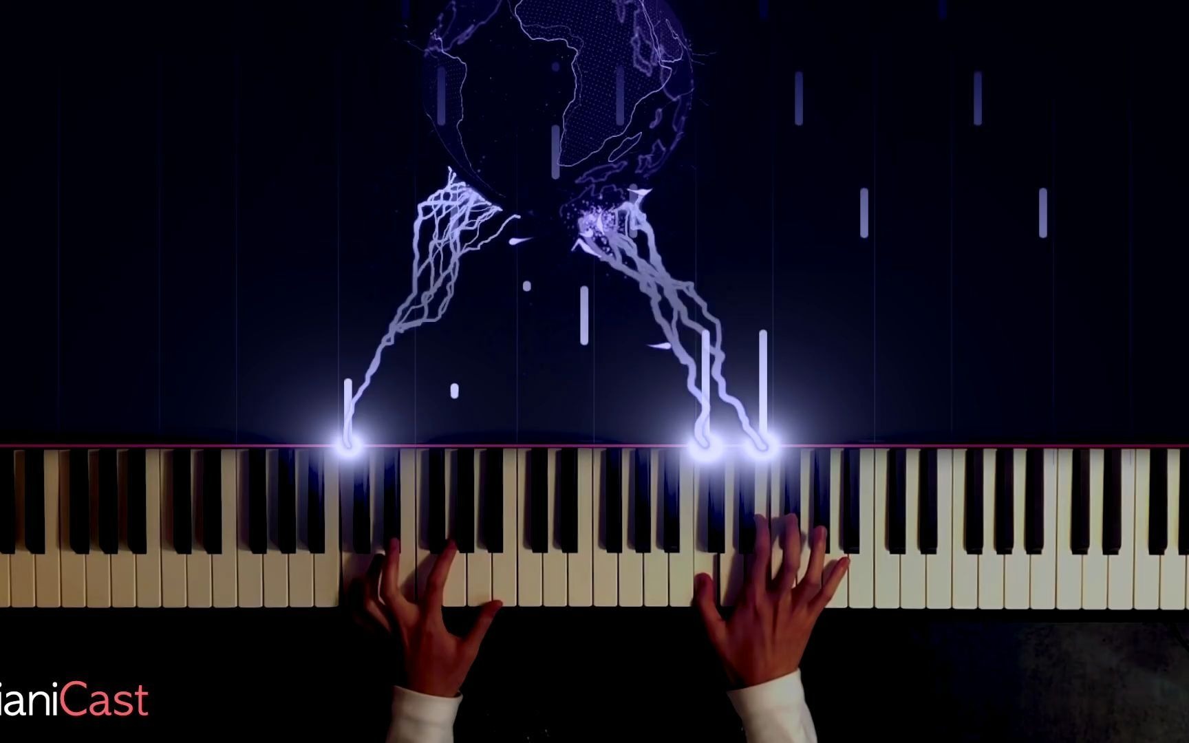 [图]《Darkside》- Alan Walker 特效钢琴 / PianiCast