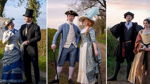 传统服饰 欧洲贵族服装的演变史 中世纪至现代 哔哩哔哩