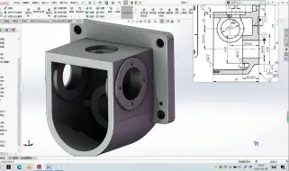 Download Video: Solidworks每日一练-中等难度零件-81-LJT06.34