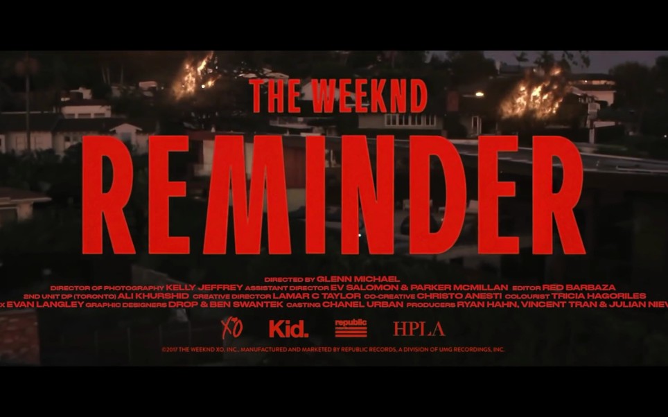 [图][中字]经典！Reminder MV-The Weekend