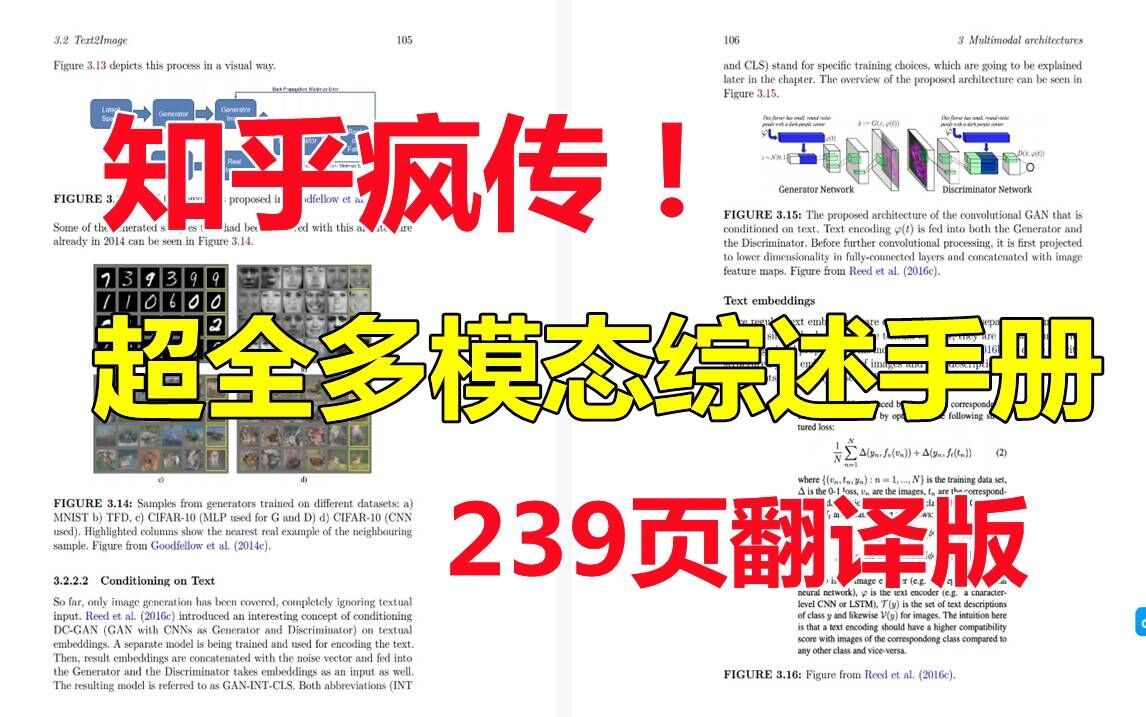 【刚发布就在知乎上爆了】整整239页!这绝对是最全的多模态综述手册了!!人工智能/深度学习/机器学习/多模态/机器学习哔哩哔哩bilibili