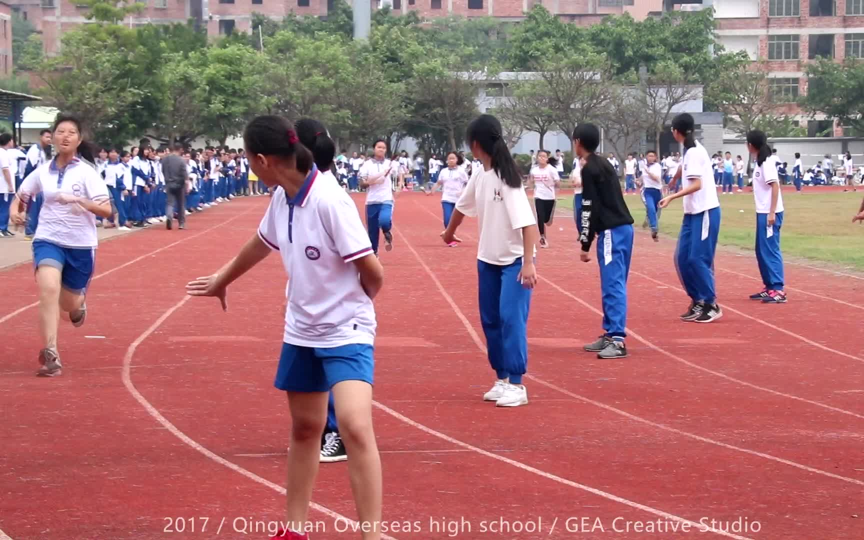 清远市华侨中学2017冬季校运会回顾哔哩哔哩bilibili